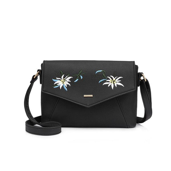 Flower Embroidery Handbag