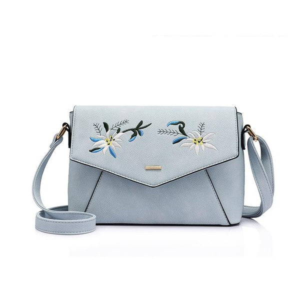 Flower Embroidery Handbag