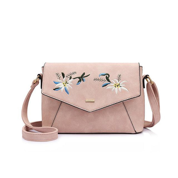 Flower Embroidery Handbag